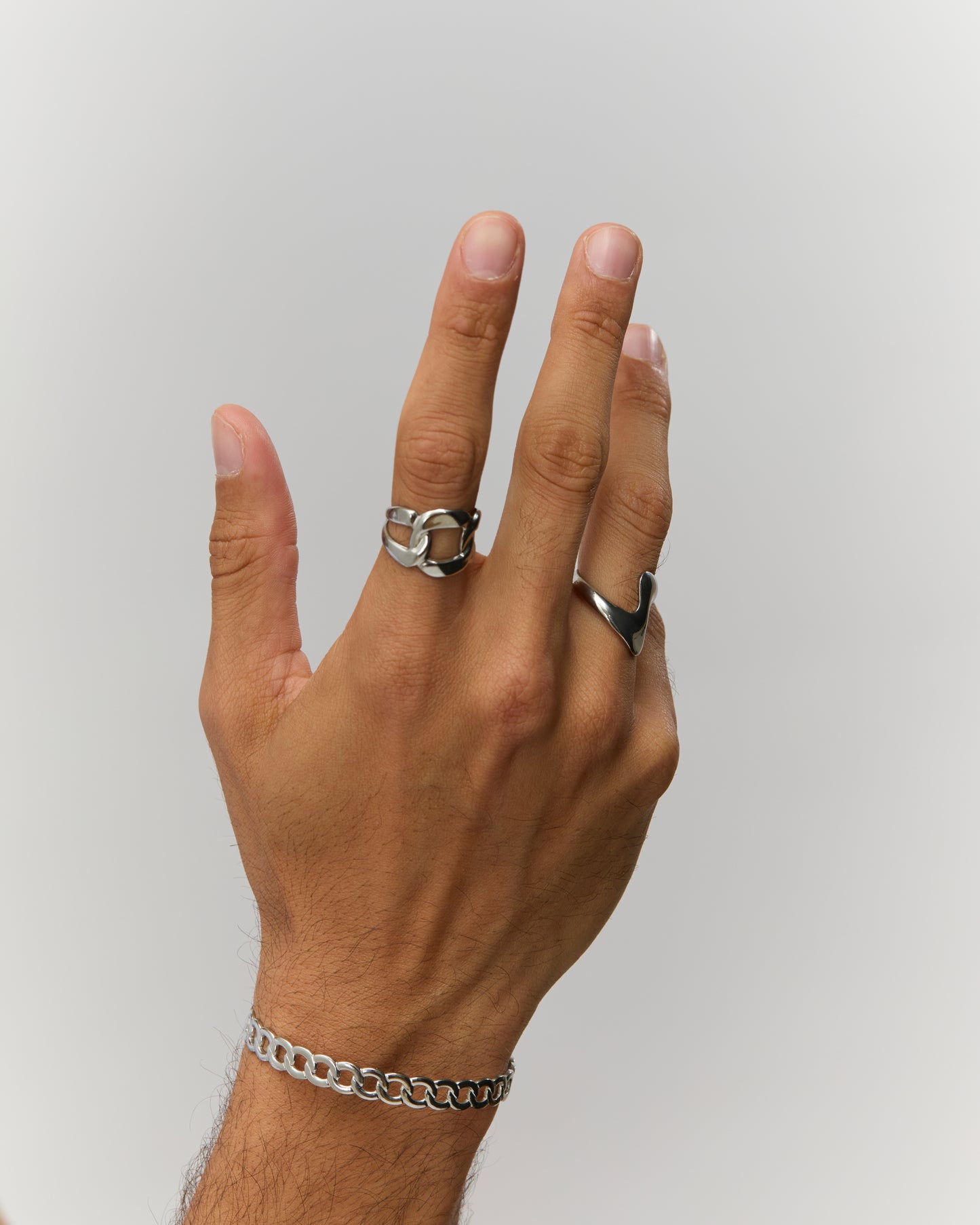Bague n°7 - argentée