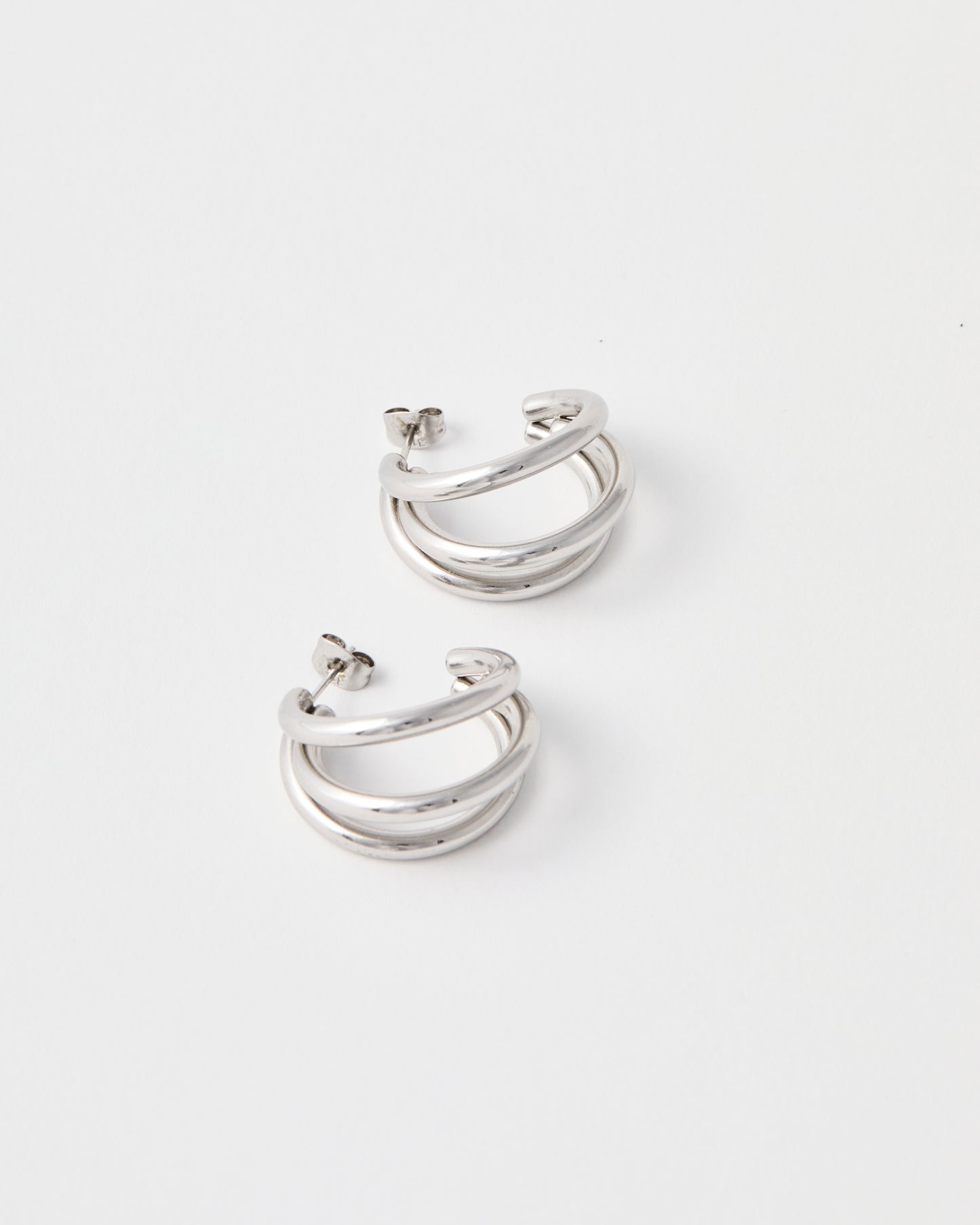 Boucles d'oreille n°1 - argentées
