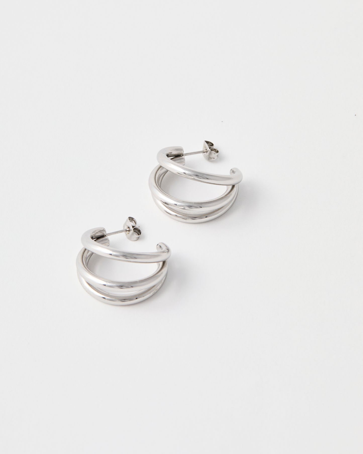 Boucles d'oreille n°1 - argentées