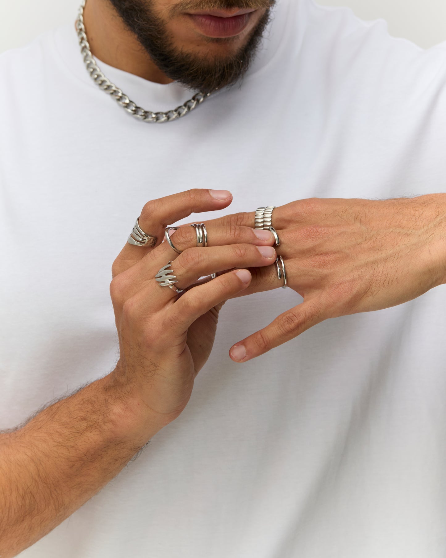 Bague n°1 - argentée