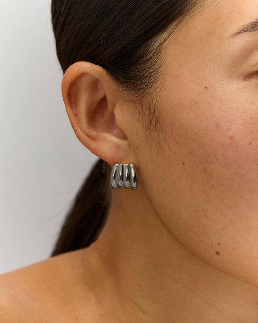 Boucles d'oreille n°6 - argentées