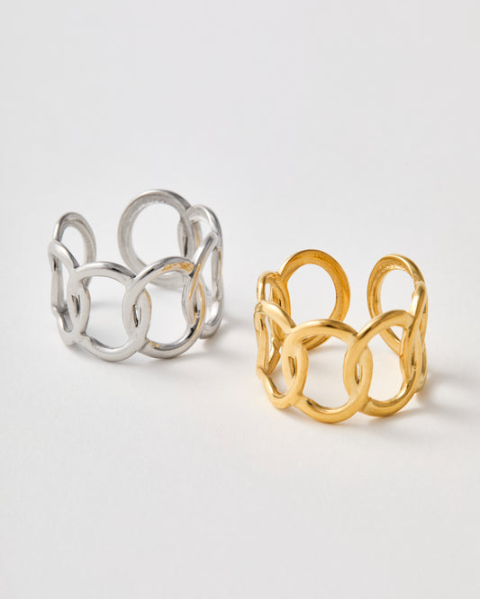 Bague n°4 - argentée