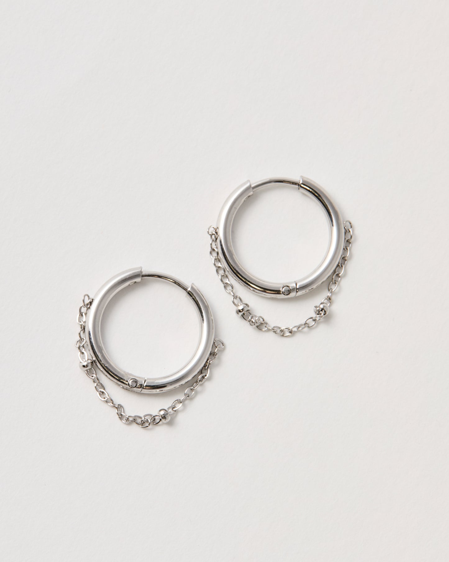 Boucles d'oreille n°16 - argentées