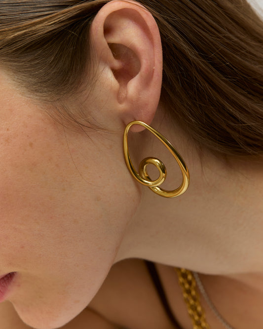Boucles d'oreille n°9 - dorées