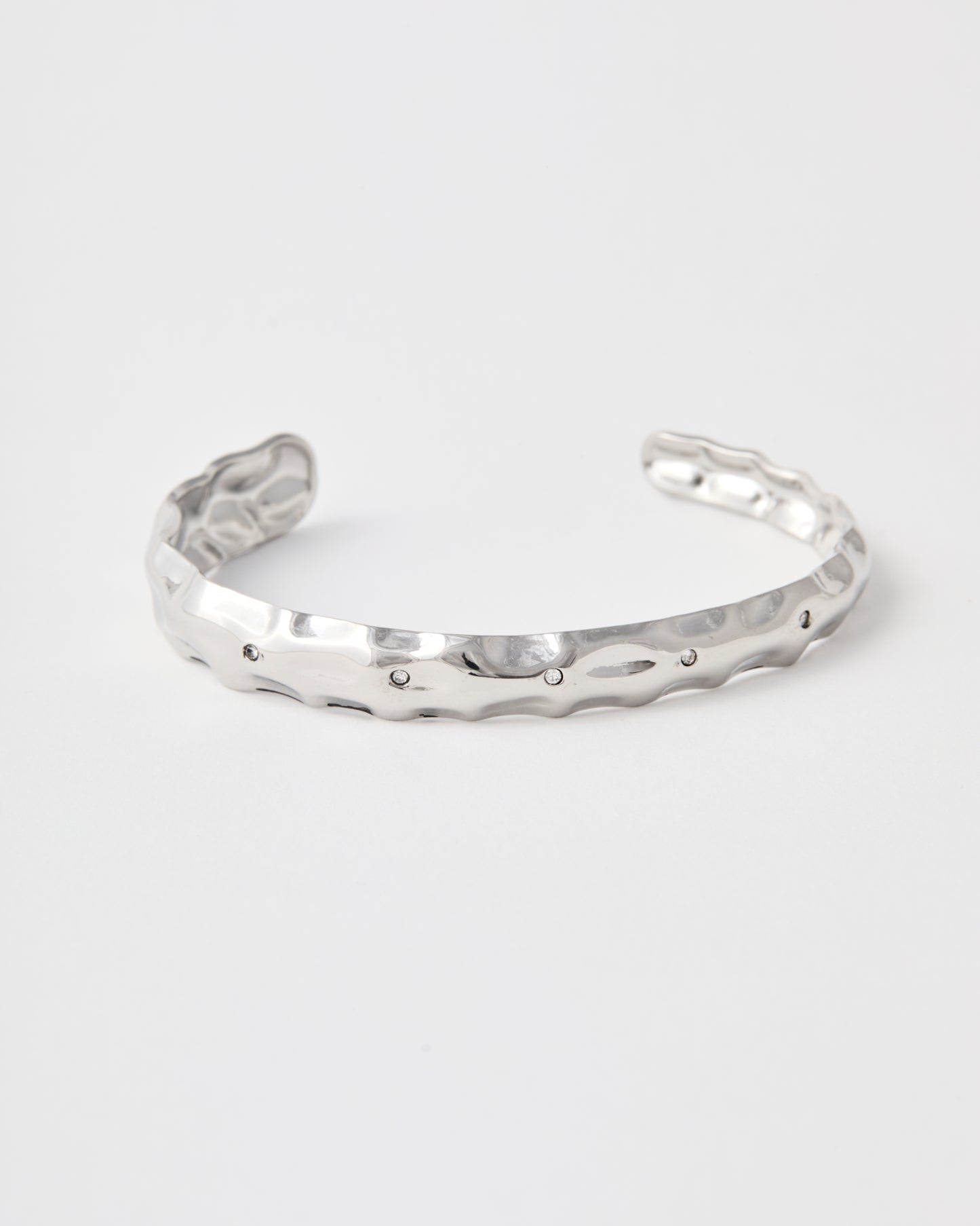Bracelet jonc n°8 - argenté