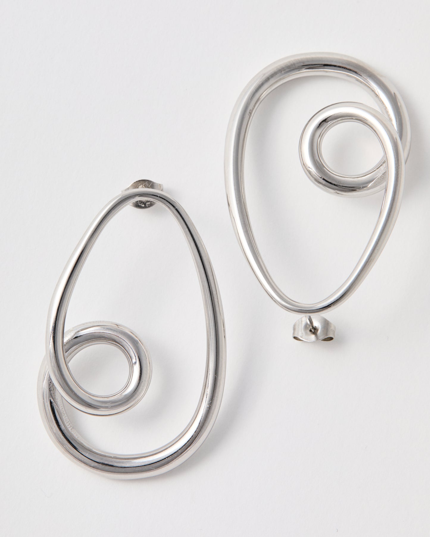 Boucles d'oreille n°9 - argentées