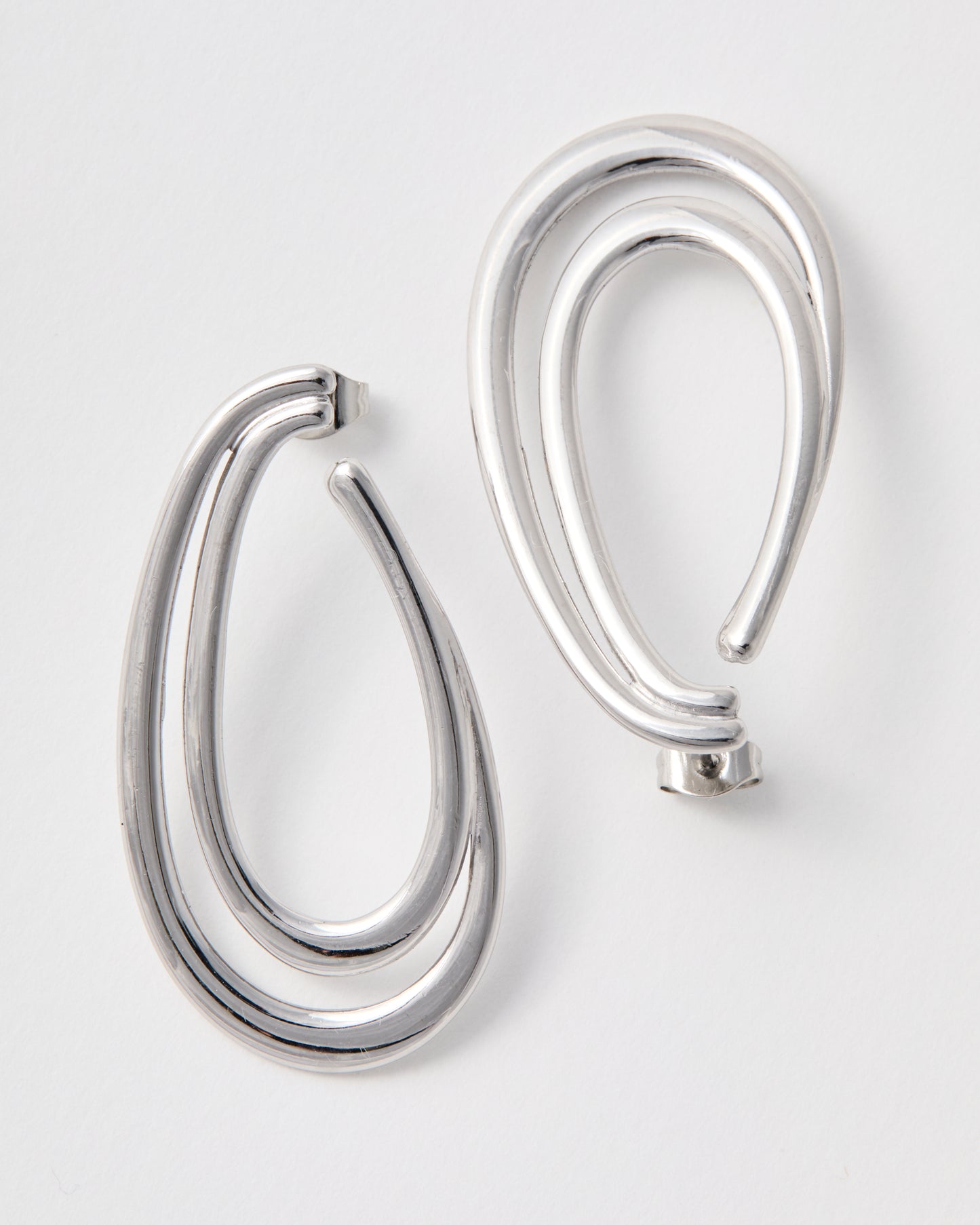 Boucles d'oreille n°8 - argentées