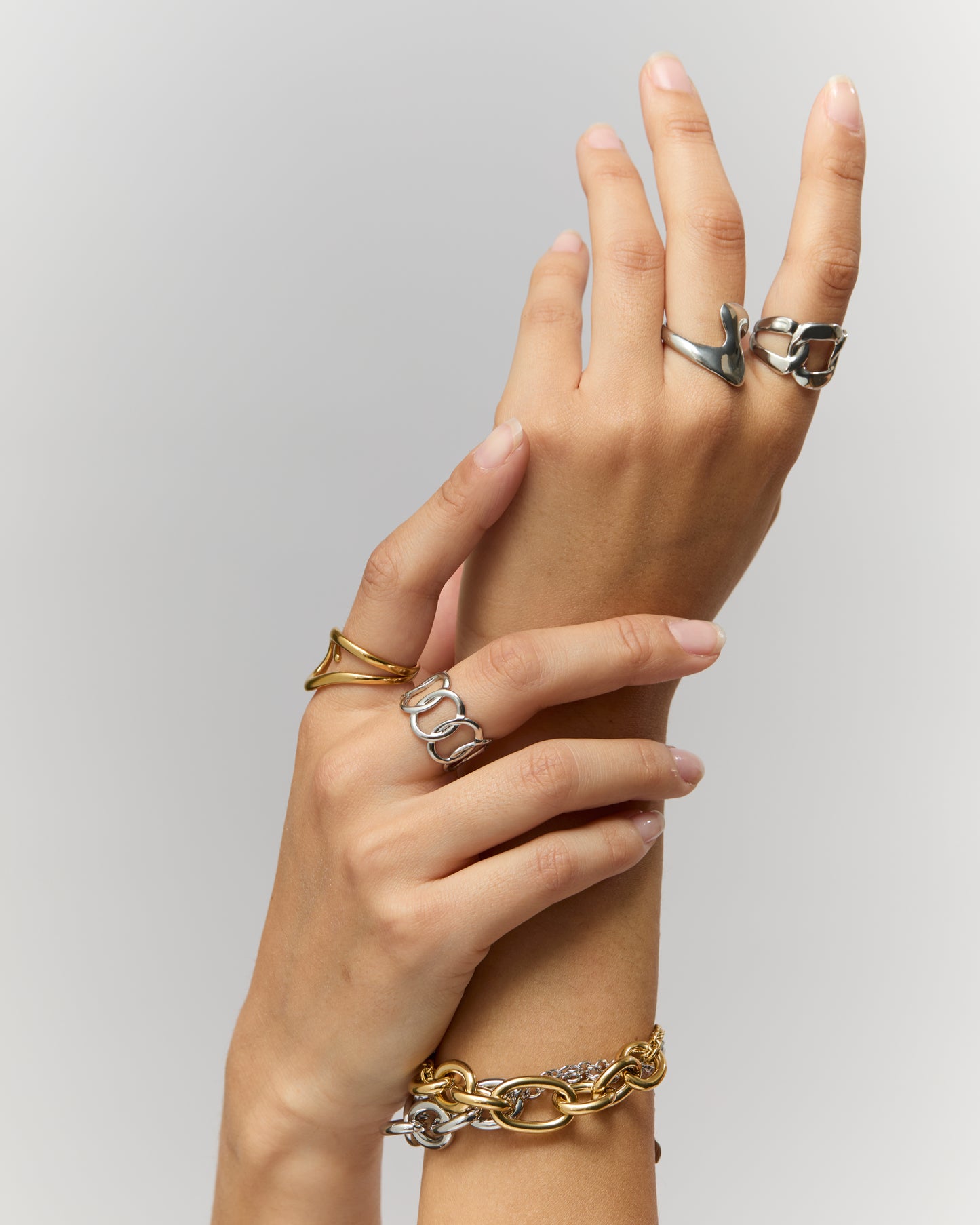 Bague n°7 - argentée