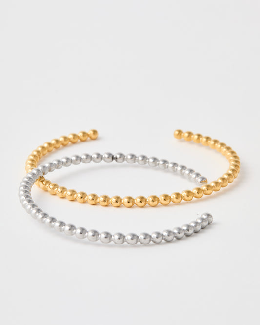 Bracelet jonc n°6 - argenté