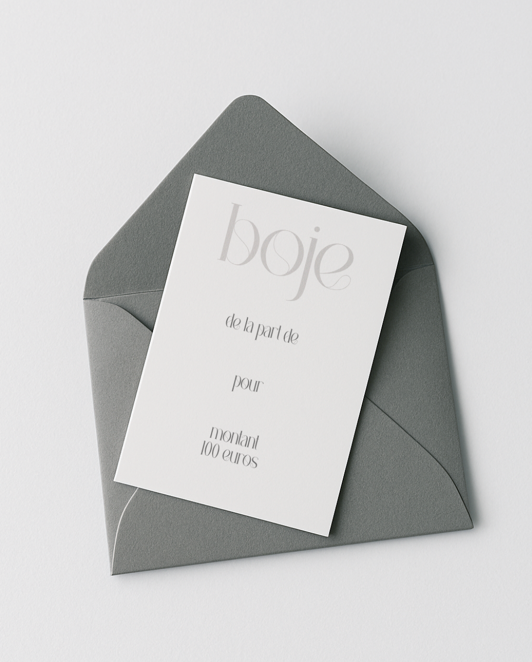 Carte Cadeau boje