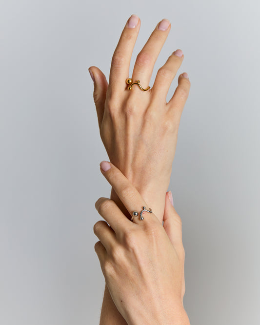 Bague n°21 - argentée