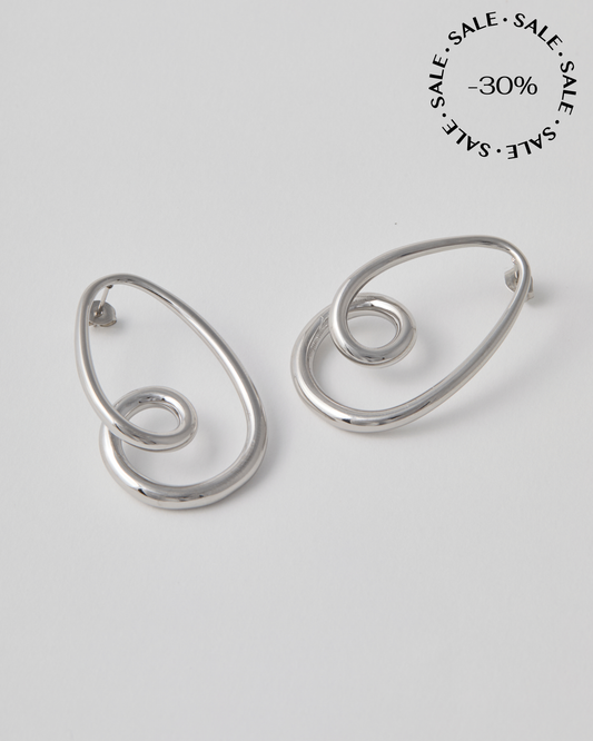 Boucles d'oreille n°9 - argentées