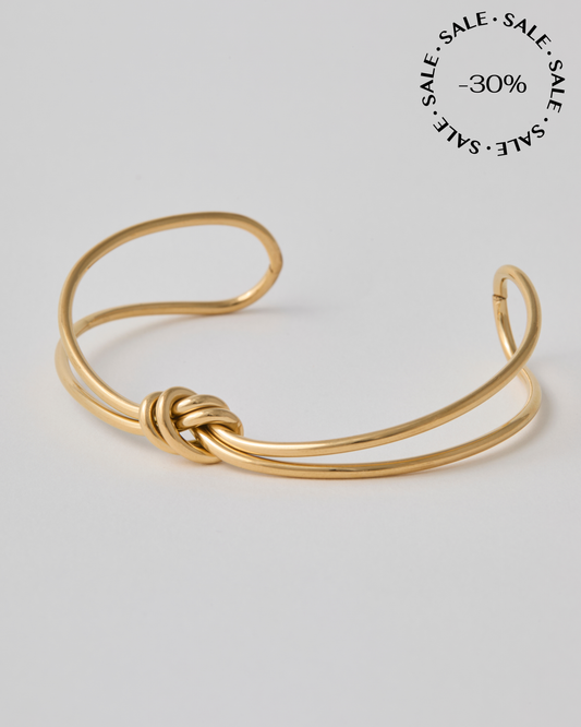 Bracelet jonc n°9 - doré