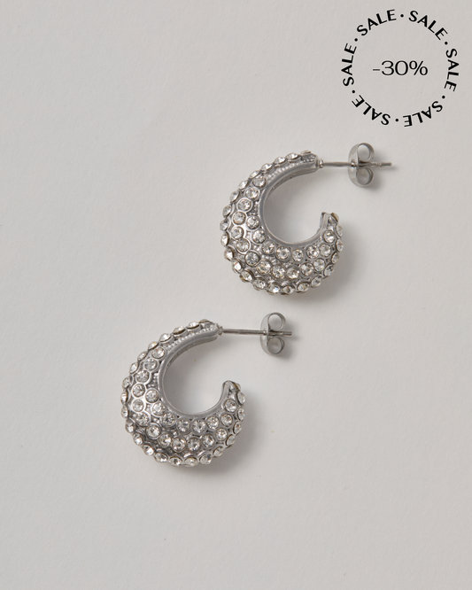 Boucles d'oreille n°13 - argentées