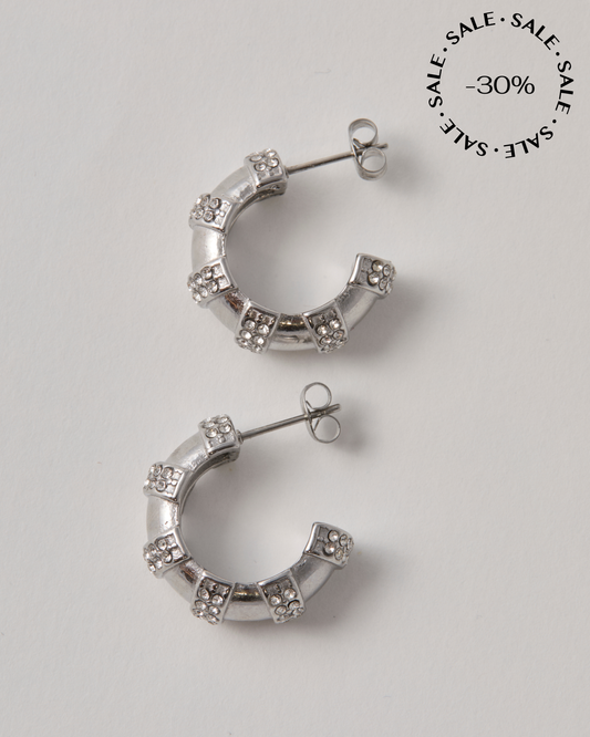 Boucles d'oreille n°14 - argentées