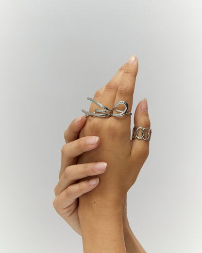 Bague n°4 - argentée