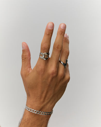 Bague n°7 - argentée