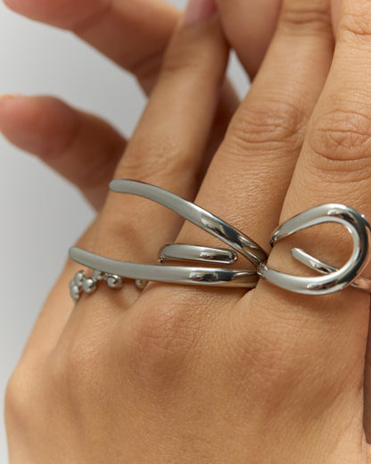 Bague n°3 - argentée