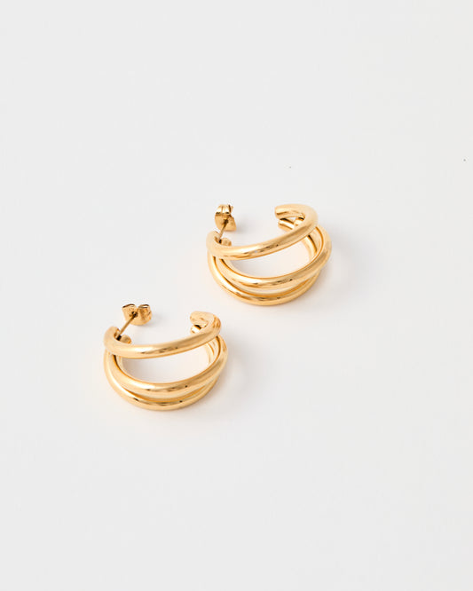 Boucles d'oreille n°1 - dorées