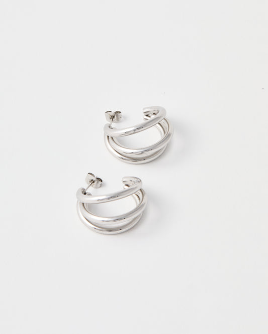 Boucles d'oreille n°1 - argentées