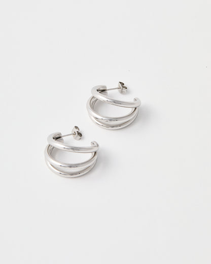 Boucles d'oreille n°1 - argentées
