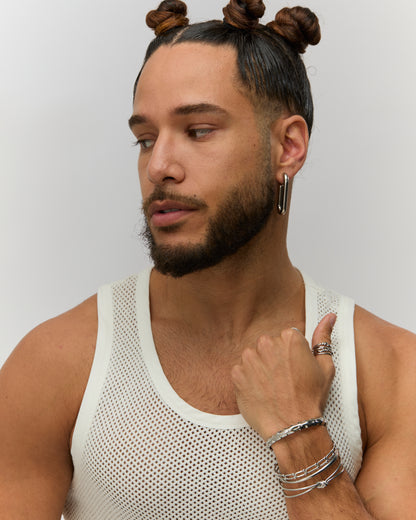 Boucles d'oreille n°2 - argentées