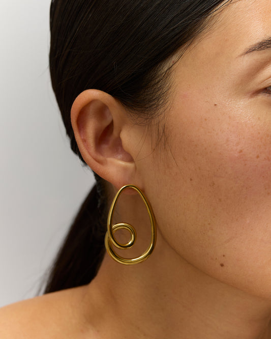 Boucles d'oreille n°9 - dorées