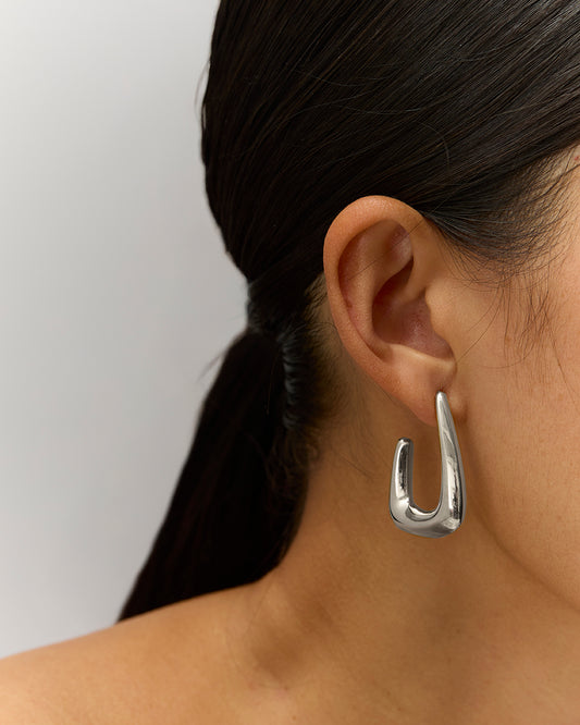 Boucles d'oreille n°5 - argentées