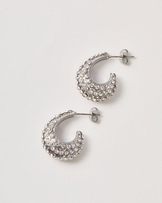 Boucles d'oreille n°13 - argentées