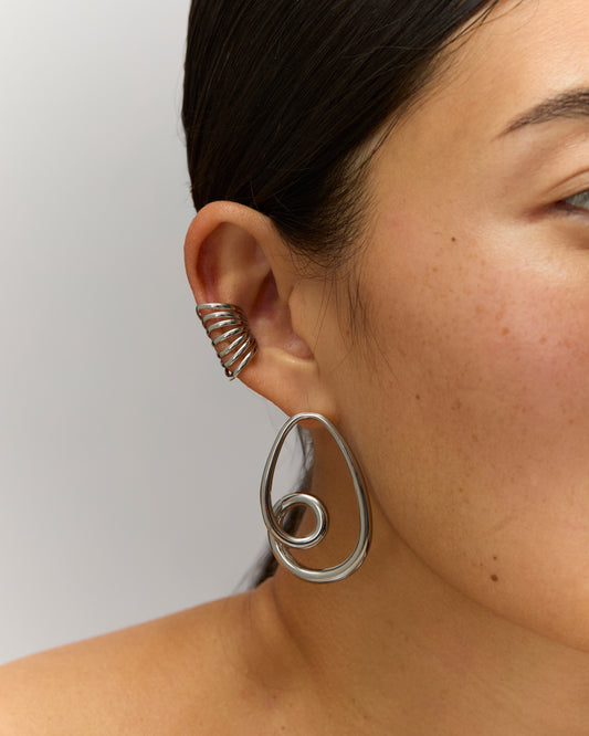 Boucles d'oreille n°9 - argentées