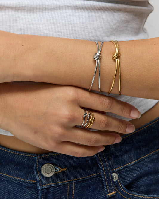 Bracelet jonc n°9 - argenté