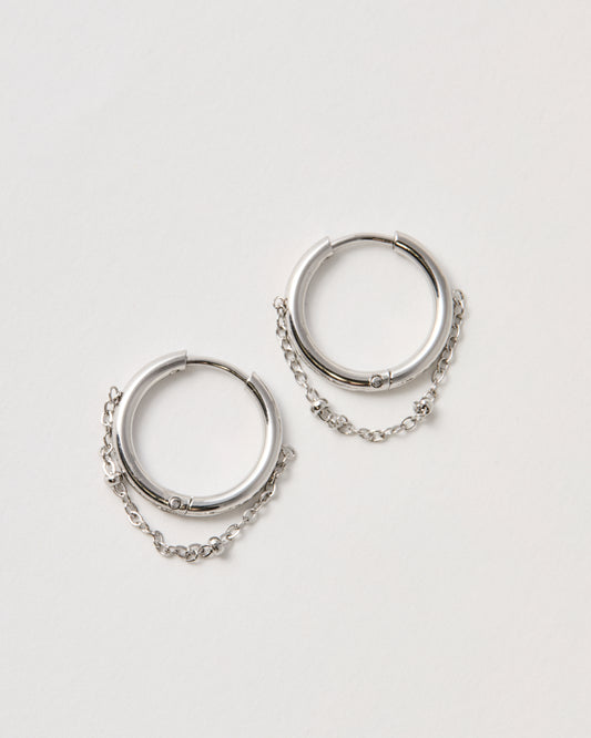 Boucles d'oreille n°16 - argentées