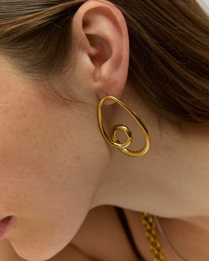 Boucles d'oreille n°9 - dorées