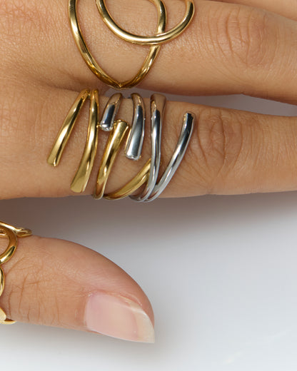 Bague n°8 - argentée