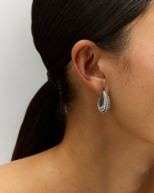 Boucles d'oreille n°13 - argentées