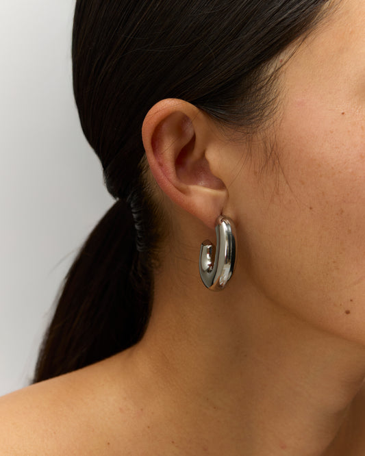 Boucles d'oreille n°3 - argentées
