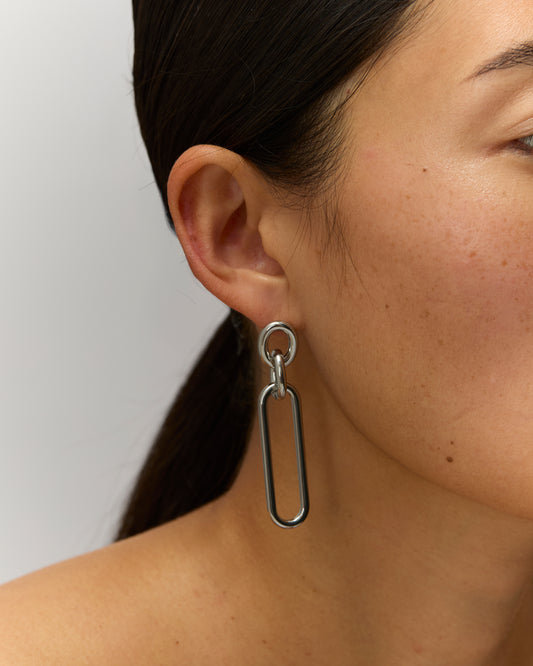 Boucles d'oreille n°10 - argentées
