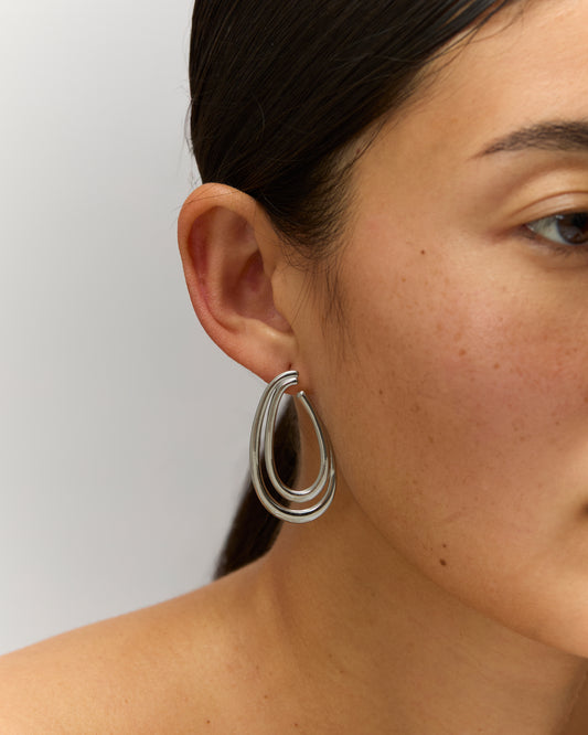 Boucles d'oreille n°8 - argentées