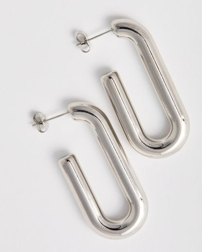 Boucles d'oreille n°2 - argentées