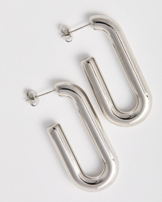 Boucles d'oreille n°2 - argentées
