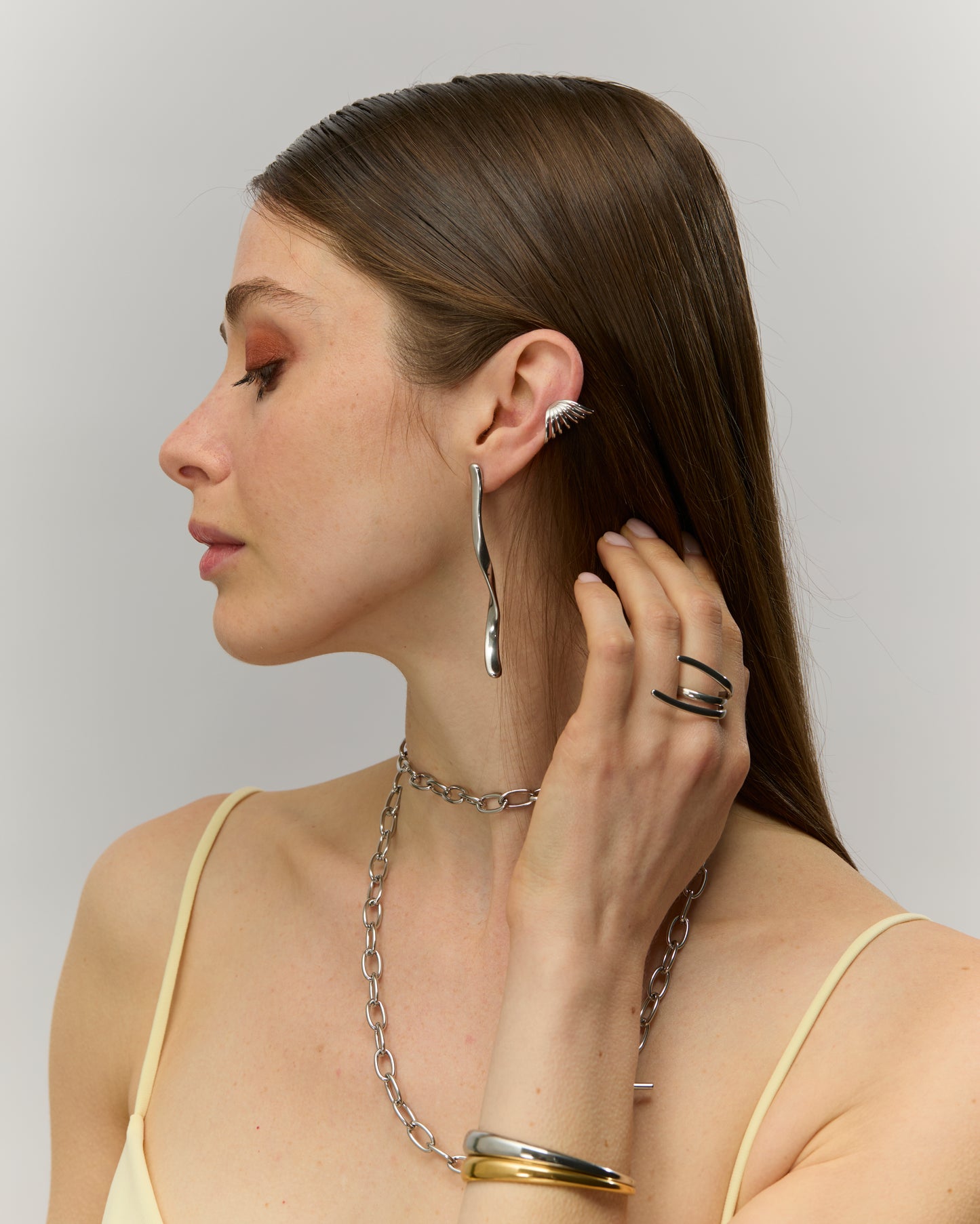 Boucles d'oreille n°11 - argentées