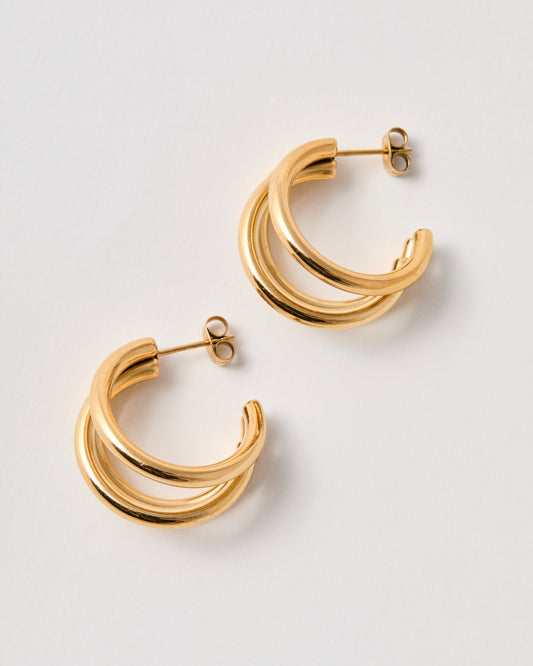Boucles d'oreille n°1 - dorées