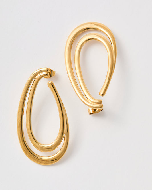 Boucles d'oreille n°8 - dorées