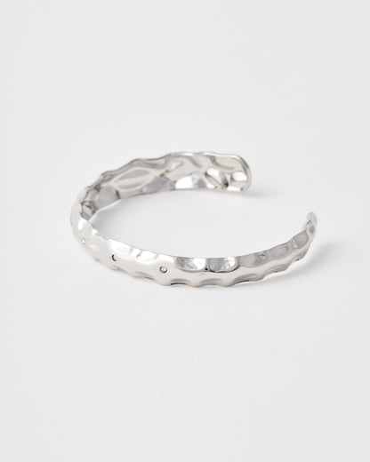 Bracelet jonc n°8 - argenté