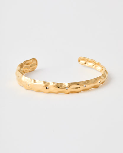 Bracelet jonc n°8 - doré