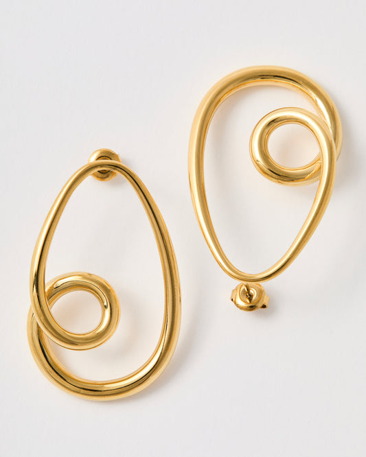 Boucles d'oreille n°9 - dorées