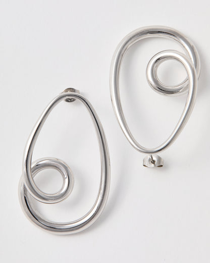 Boucles d'oreille n°9 - argentées