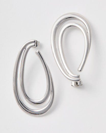 Boucles d'oreille n°8 - argentées