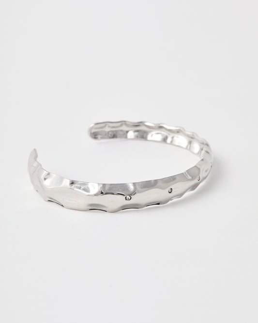 Bracelet jonc n°8 - argenté