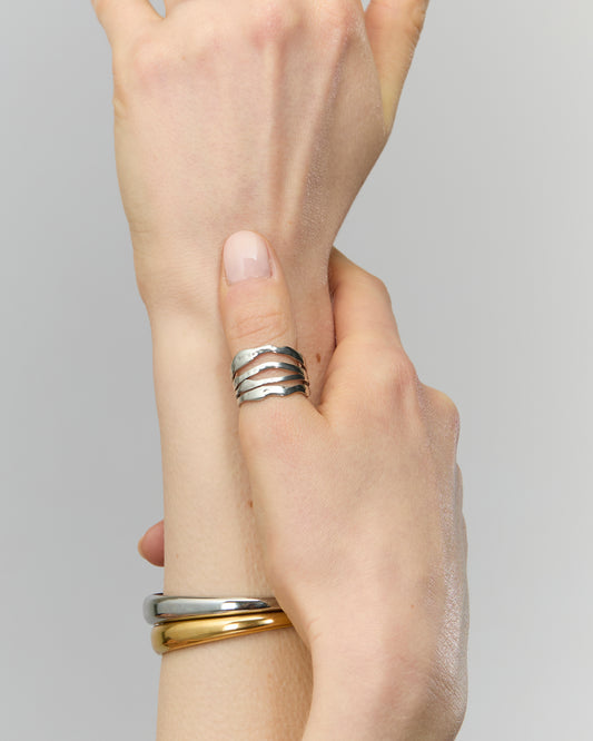 Bague n°10 - argentée